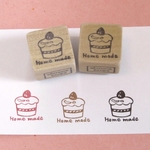 ゴム版はんこ・Home made　ケーキ