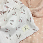 ウサギだらけ♡8重ガーゼケット《70×100》
