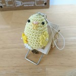【千春様＊専用】オーダー品＊セキセイインコとお花のストラップ