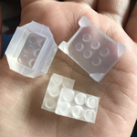 リアルブロック小(6ポチ)シリコンモールド型