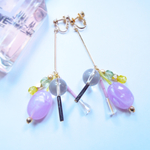 じゃらじゃらピアス(パープル)