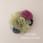《再販》129 コサージュ/ヘアアクセサリー