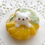 ＊新作＊白玉みたいなしろくまさんの大きめ抹茶フレンチクルーラー