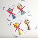 【数量限定‼︎】ガラスタイル×ミニタッセルのイヤリング&ピアス&ノンホール