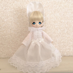 オビツ11用 ふんわりドレス 白