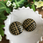 USA import アクリルカボション 30mm ベージュ 2個
