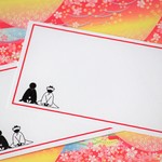 【再販×8】和装のふたり♡結婚式用付箋♡メッセージカード