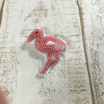 フラミンゴのブローチ