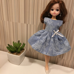 リカちゃん ペイズリー柄ワンピ