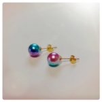 夢色人魚の真珠ピアス