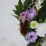 輪菊の仏花　お好みの色合わせで