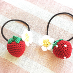 ゆらゆらイチゴちゃんゴム(2粒)