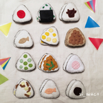 フェルトままごと☆おにぎり絵合わせ