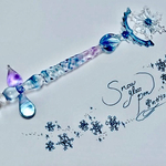 snow glass pen【雪のガラスペン】※受注製作