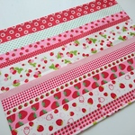 〈ﾗﾝﾁｮﾝﾏｯﾄ〉25×35 赤いちご