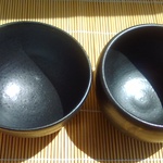 お茶碗 (深め)　黒マット釉