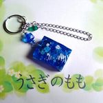 オルゴナイトのクラゲバックチャーム