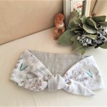 ネッククーラー*北欧調ボタニカルフラワー*gray*カラー