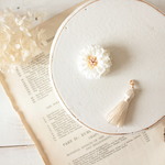 2way omekashi clip -ivory-