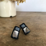 34opus 刺繍の耳飾り 
