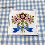 お花の刺繍