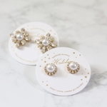 ビジューピアス(パール)