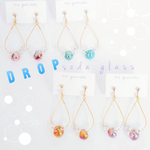 Drop soda glass （イヤリング/樹脂ノンホールピアス/樹脂ピアス/ピアス）