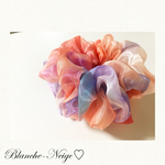 Colorful Organdy  sunset pink