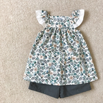【値下げ】＊子供服＊ リバティ エデナム フリル袖ブラウス 