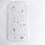 押し花 かすみ草小花 iPhone6ケース
