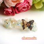 雨上がりのバレッタ✩ブルー