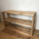 送料無料* low shelf《BB46》 Ｗ80 B 二段 ローシェルフ・ローボード