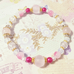 大人かわいいプリンセス系♡キラキラブレスレット