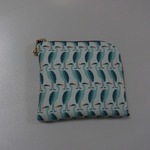 ミニ財布　Ｌ字ファスナー　サギ