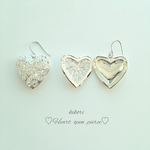 ♡大きなハートピアス♡