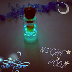 再販×2＊”NIGHT POOL” ボトルの中のアヒルちゃん -ナイトプールVer.- ストラップ/チャーム