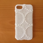 *受注製作*ミナペルホネン*タンバリン*ホワイト*mina perhonen*iPhoneケース*iPhoneカバー*スマホケース*スマホカバー