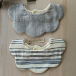 ストライプとボーダーのもくもくベビー🚼スタイ❗️