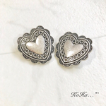 再販♡ビッグハートコンチョピアス イヤリング