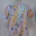 ☆女性Mサイズ ☆ 宇宙☆手描きTシャツ☆ 
