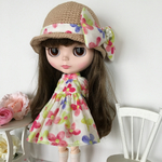 ドール服 お花ワンピセット