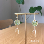 ペリドットゆれるピアス