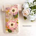 [SALE！] [iPhone7]バラの花と小花のスマホケース