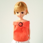 オフショルダーブラウス momoko リカちゃん