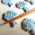 お花模様の箸置き