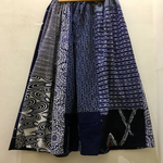 浴衣リメイクパッチワークロングスカート
