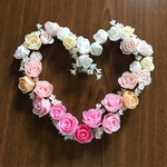 ご依頼主様専用・薔薇のハートリース