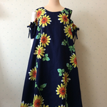 【k3696様オーダー品】  🌼浴衣リメイク 肩あきチュニック 