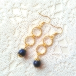 ラピスラズリピアス