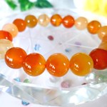 ★幸運を運ぶ☆皇帝の石★バイブレーションパワー☆★☆波動カーネリアン★ 　☆１０ｍｍ☆　★１６ｃｍ★